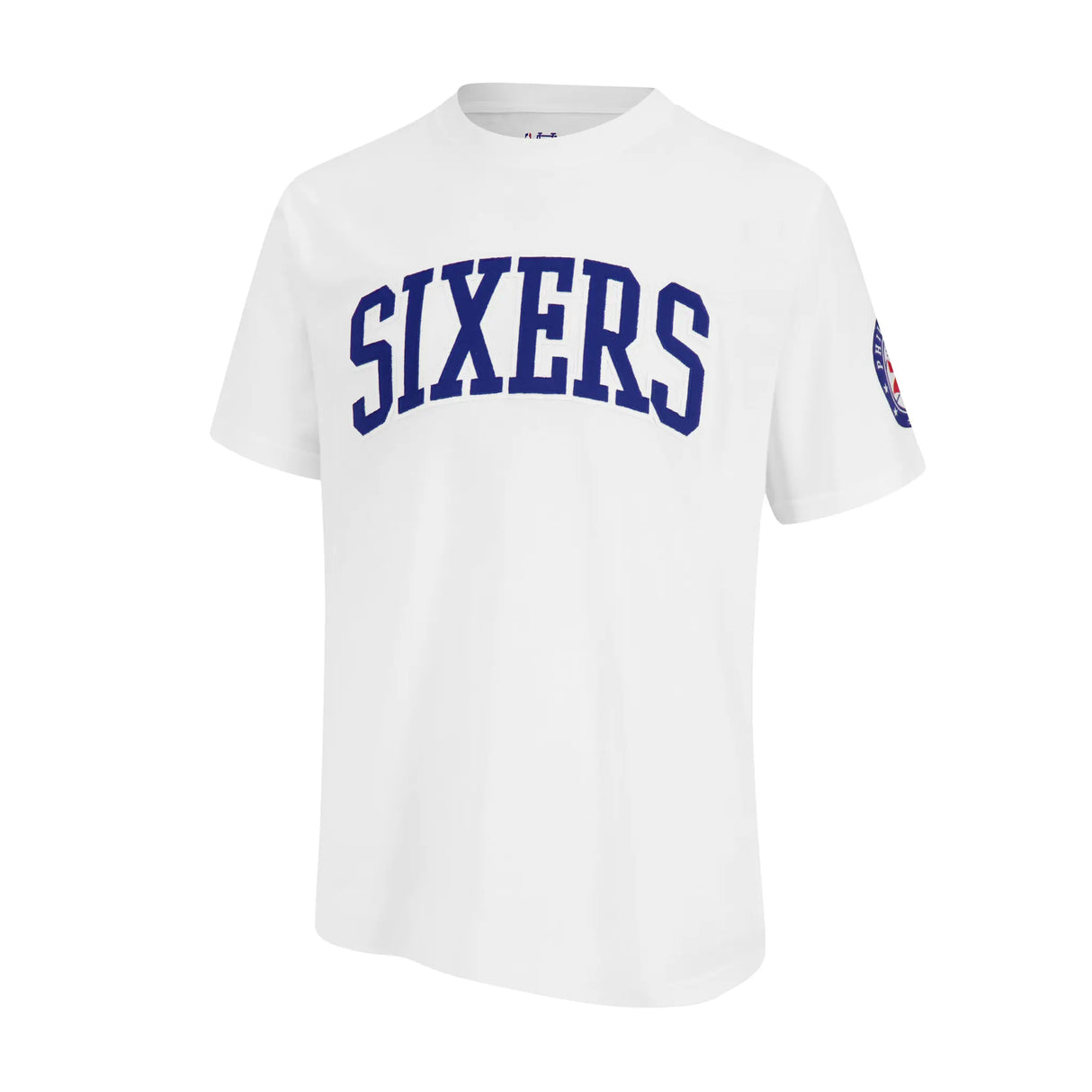 Ultra Game Men's NBA Official Embroidered Letters Super Soft T-Shirt | Philadelphia 76ers