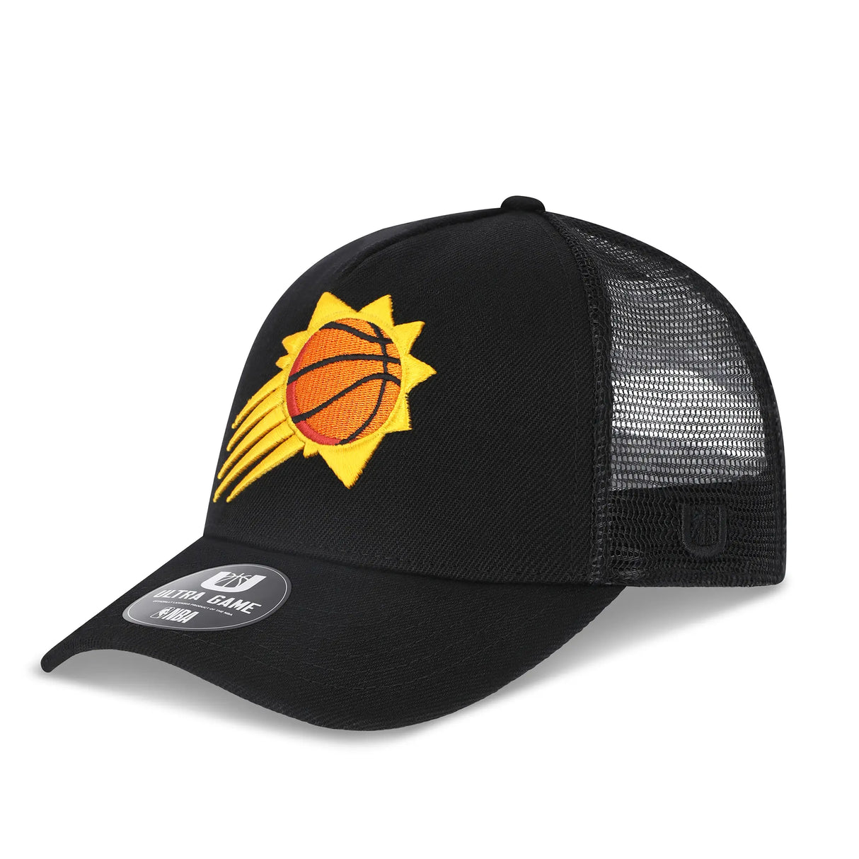 Ultra Game Men’s NBA Official Snap Back All Around The World Trucker Baseball Cap Hat | Phoenix Suns