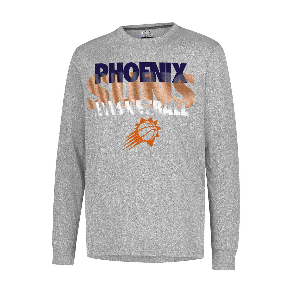 Ultra Game Men’s NBA Official Super Soft Supreme Long Sleeve T-Shirt | Phoenix Suns