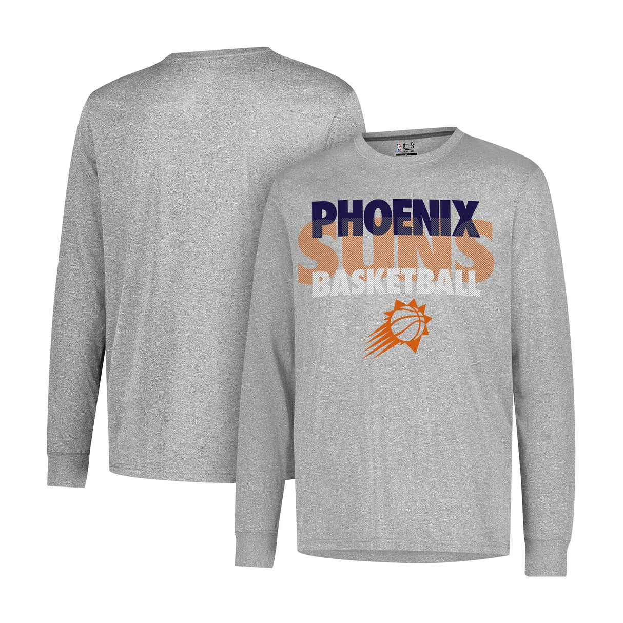 Ultra Game Men’s NBA Official Super Soft Supreme Long Sleeve T-Shirt | Phoenix Suns