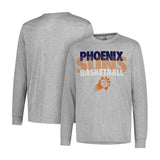Ultra Game Men’s NBA Official Super Soft Supreme Long Sleeve T-Shirt | Phoenix Suns