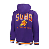 Ultra Game Men's NBA Official MVP Premium Quality Full Zip Hoodie Jacket | Phoenix Suns