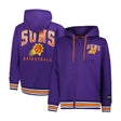 Ultra Game Men's NBA Official MVP Premium Quality Full Zip Hoodie Jacket | Phoenix Suns