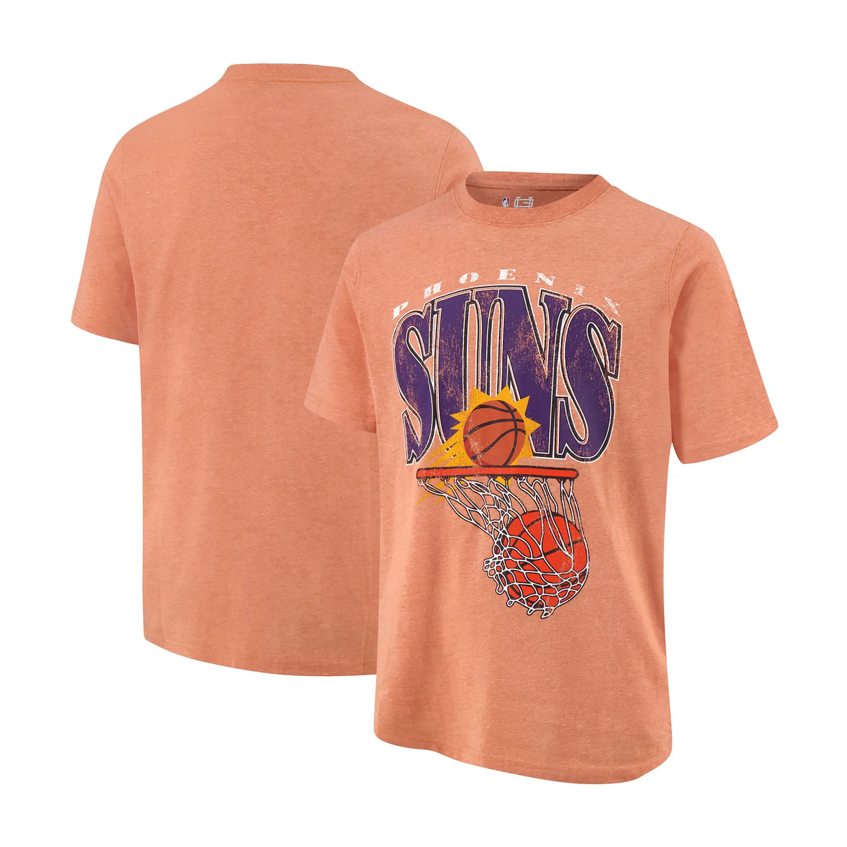Ultra Game Men's NBA Official Hoops Short Sleeve T-Shirt | Phoenix Suns