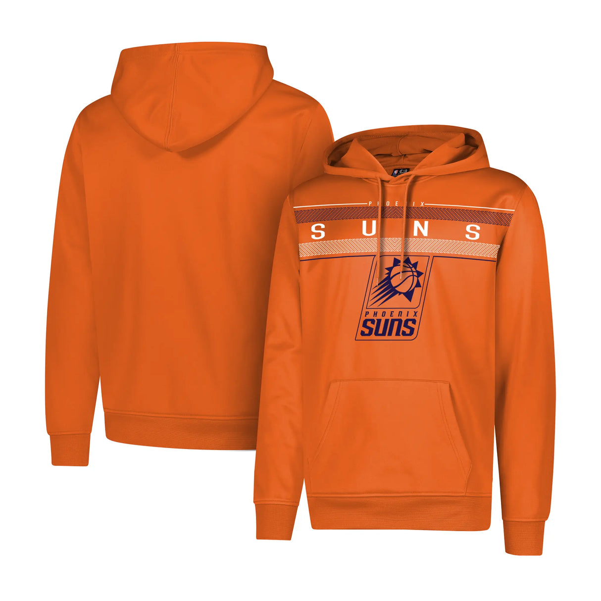 Ultra Game Men's NBA Official Super Soft Midtown Hoodie Sweatshirt | Phoenix Suns