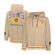 Ultra Game Men's NBA Official MVP Premium Quality Full Zip Hoodie Jacket | Phoenix Suns