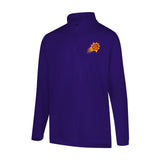 Ultra Game Men's NBA Official Super Soft Quarter Zip Long Sleeve T-Shirt | Phoenix Suns