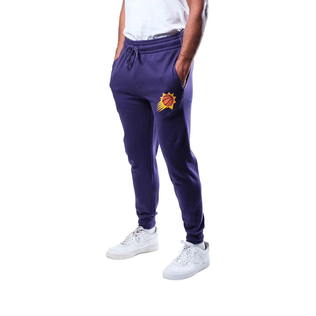 Ultra Game Men's NBA Official Super Soft Team Jogger Sweatpants | Phoenix Suns