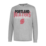 Ultra Game Men’s NBA Official Super Soft Supreme Long Sleeve T-Shirt | Portland Trail Blazers