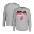 Ultra Game Men’s NBA Official Super Soft Supreme Long Sleeve T-Shirt | Portland Trail Blazers