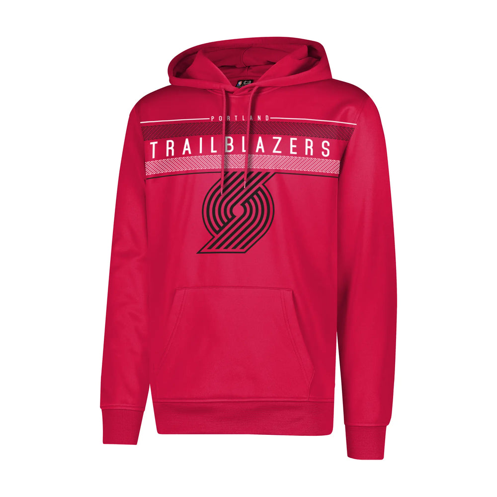Ultra Game Men's NBA Official Super Soft Midtown Hoodie Sweatshirt | Portland Trail Blazers