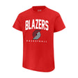 Ultra Game Men's NBA Official Super Soft Teamster Short Sleeve T-Shirt | Portland Trail Blazers