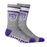 Ultra Game Men's NBA Official Athletic Cushioned Secure Fit Team Crew Socks - 3 Pack | Sacramento Kings