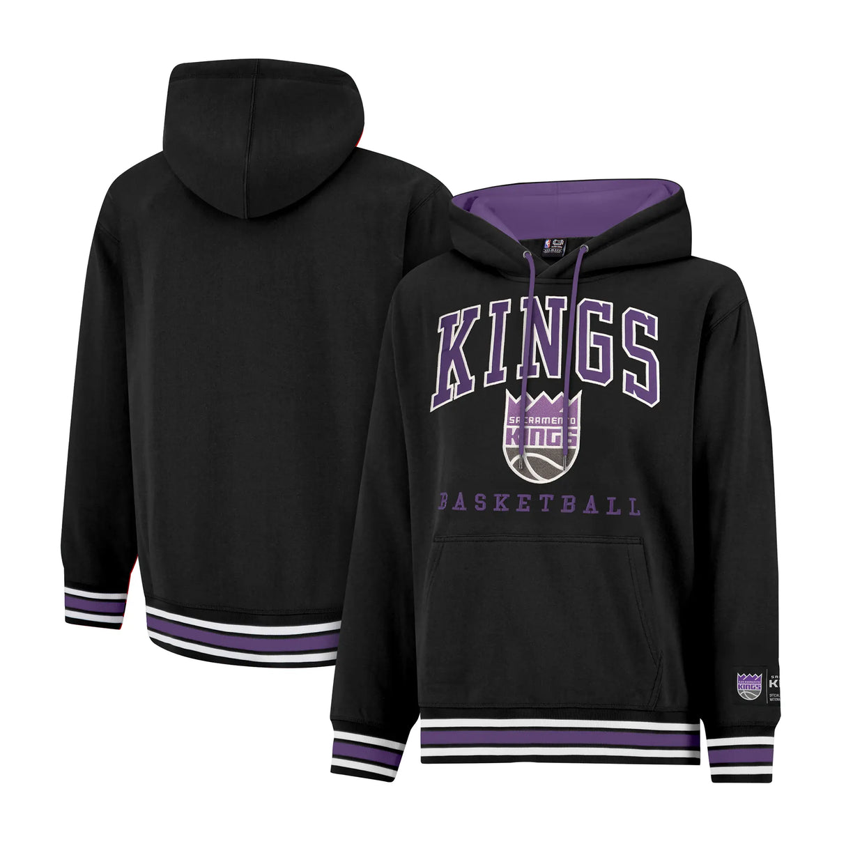 Ultra Game Mens NBA Official Premium Quality MVP Hoodie Sweatshirt | Sacramento Kings