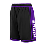 Ultra Game Men's NBA Official Super Soft Air Mesh Game Day Basketball Shorts - Classic Fit | Sacramento Kings