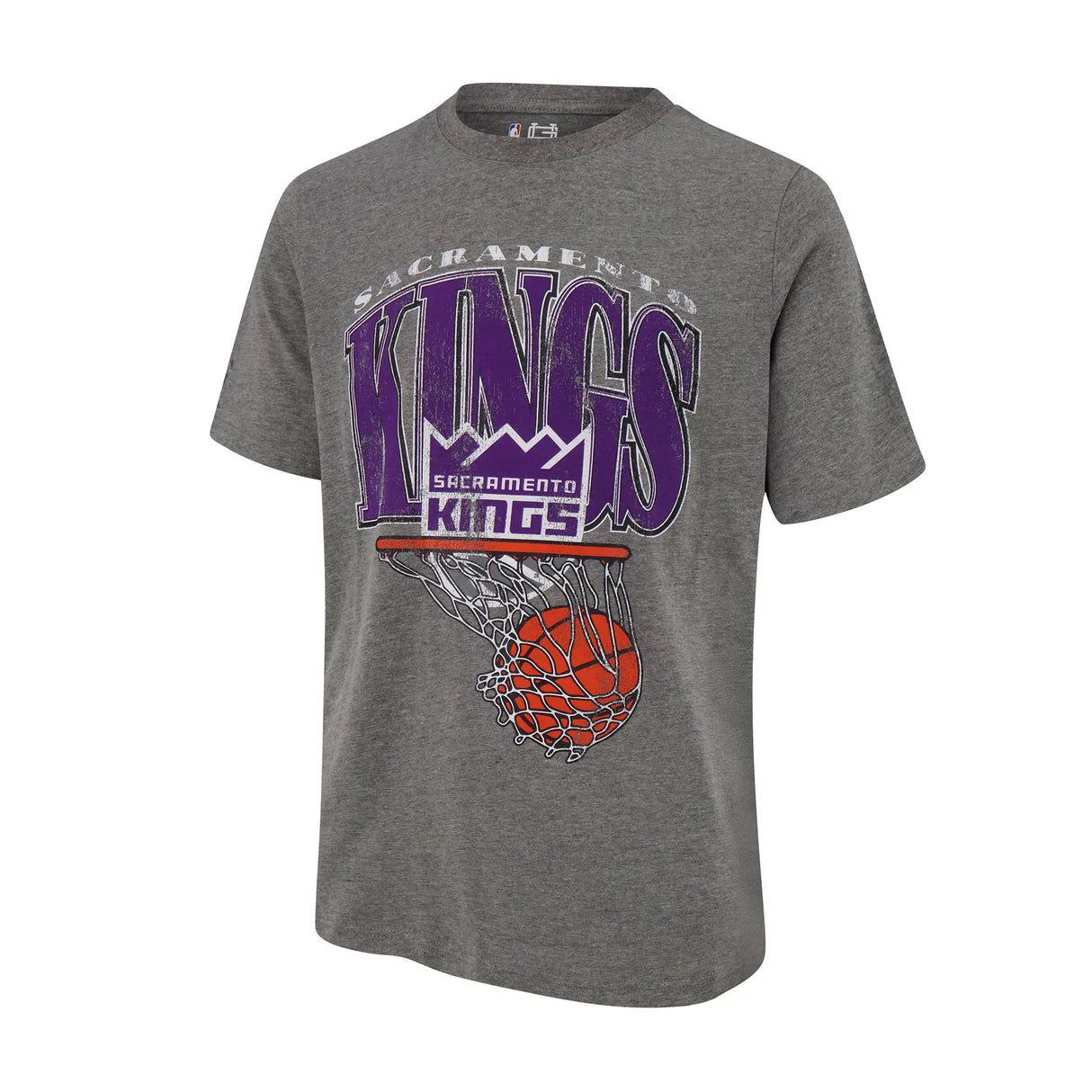 Ultra Game Men's NBA Official Hoops Short Sleeve T-Shirt | Sacramento Kings