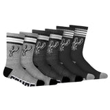 Ultra Game Men's NBA Official Athletic Cushioned Secure Fit Team Crew Socks - 3 Pack | San Antonio Spurs