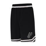Ultra Game Men's NBA Official Soft Air Mesh Ultimate Basketball Shorts-Classic Fit | San Antonio Spurs