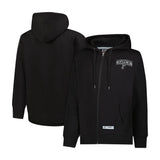 Ultra Game Men's NBA Official Super Soft Driver Full Zip Hoodie Jacket Sweatshirt | San Antonio Spurs