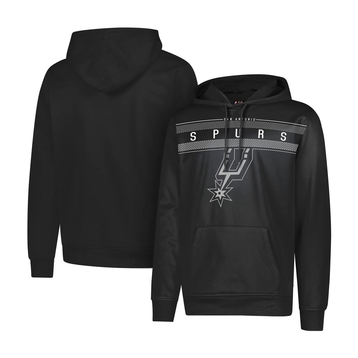 Ultra Game Men's NBA Official Super Soft Midtown Hoodie Sweatshirt | San Antonio Spurs