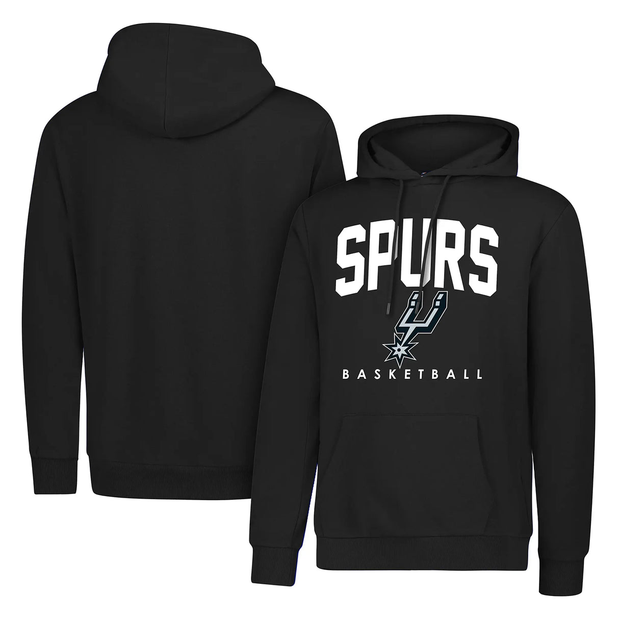 Ultra Game Men's NBA Official Super Soft Teamster Hoodie Sweatshirt | San Antonio Spurs