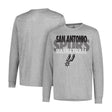 Ultra Game Men’s NBA Official Super Soft Supreme Long Sleeve T-Shirt | San Antonio Spurs