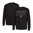 Ultra Game Men's NBA Official Super Soft Game Day Long Sleeve T-Shirt | San Antonio Spurs