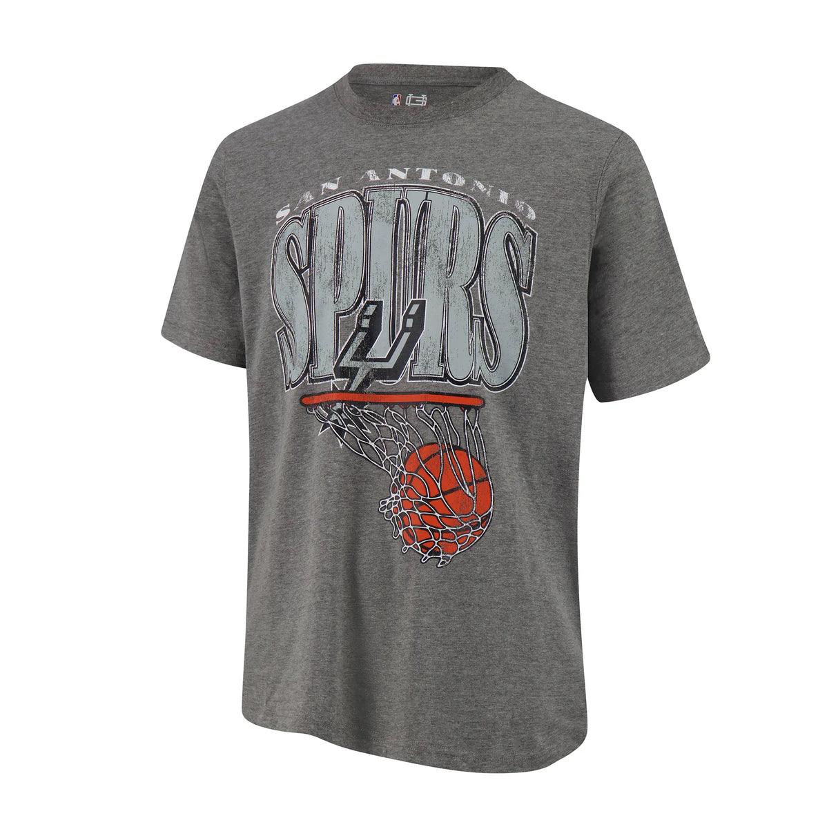 Ultra Game Men's NBA Official Hoops Short Sleeve T-Shirt | San Antonio Spurs