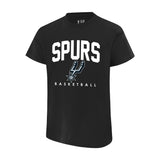 Ultra Game Men's NBA Official Super Soft Teamster Short Sleeve T-Shirt | San Antonio Spurs