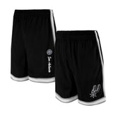Ultra Game Men's NBA Official Supremely Soft Air Mesh Basketball Shorts - Classic Fit | San Antonio Spurs