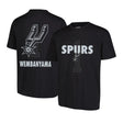 Ultra Game Men's NBA Official Super Soft Fly High Players T-Shirt | San Antonio Spurs - Victor Wembanyama