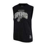 Ultra Game Men's NBA Official Sleeveless Players Mesh Tank Top Muscle T-Shirt | San Antonio Spurs - Victor Wembanyama