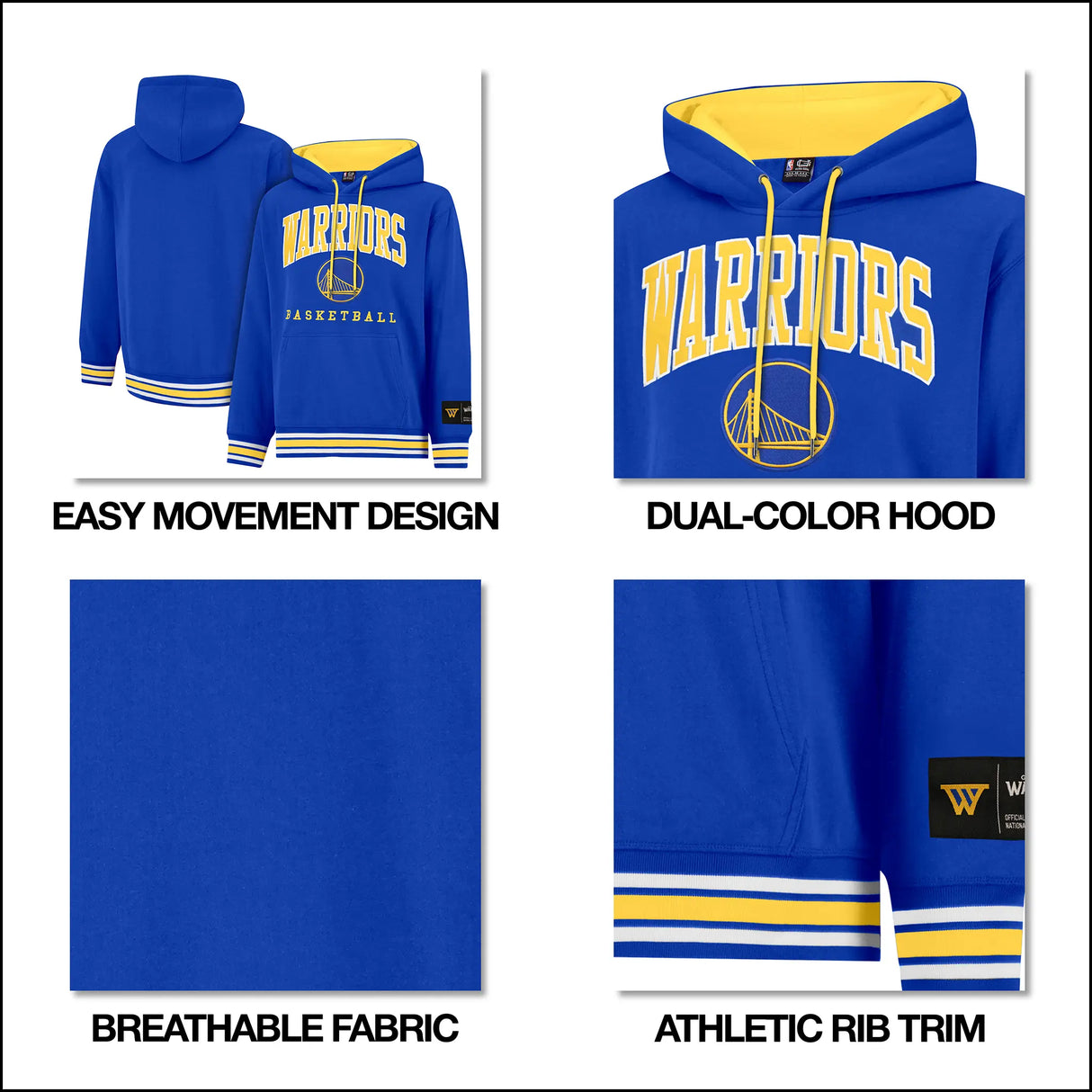 Ultra Game Mens NBA Official Premium Quality MVP Hoodie Sweatshirt | Milwaukee Bucks