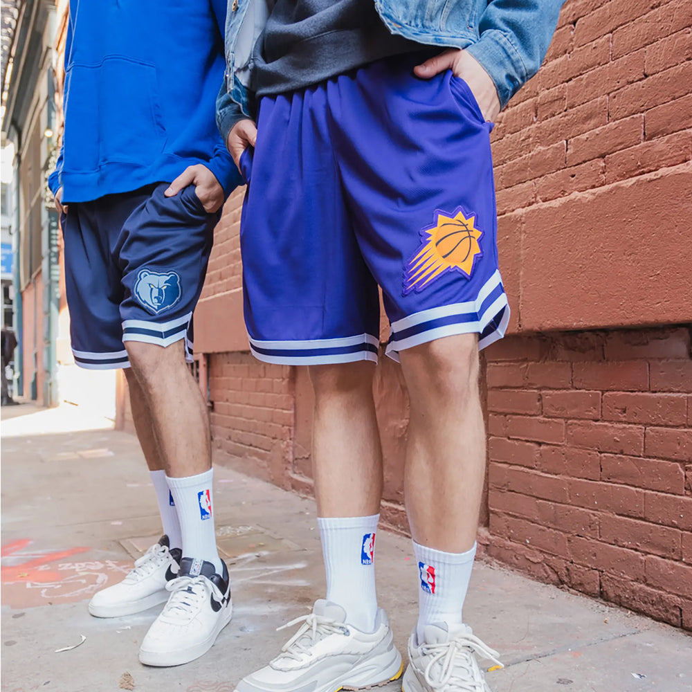 Ultra Game Men's NBA Official Soft Air Mesh Ultimate Basketball Shorts-Classic Fit | Phoenix Suns