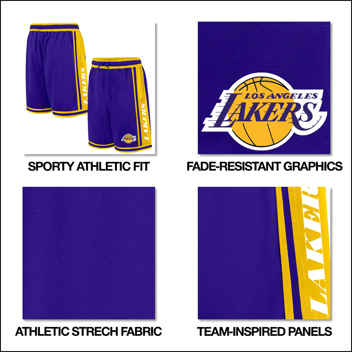 Ultra Game Men's NBA Official Super Soft Air Mesh Game Day Basketball Shorts - Classic Fit | Charlotte Hornets