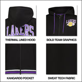 Ultra Game Men's NBA Official MVP Premium Quality Full Zip Hoodie Jacket | San Antonio Spurs