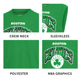 Ultra Game Men's NBA Official Sleeveless Players Mesh Tank Top Muscle T-Shirt | Boston Celtics - Jaylen Brown