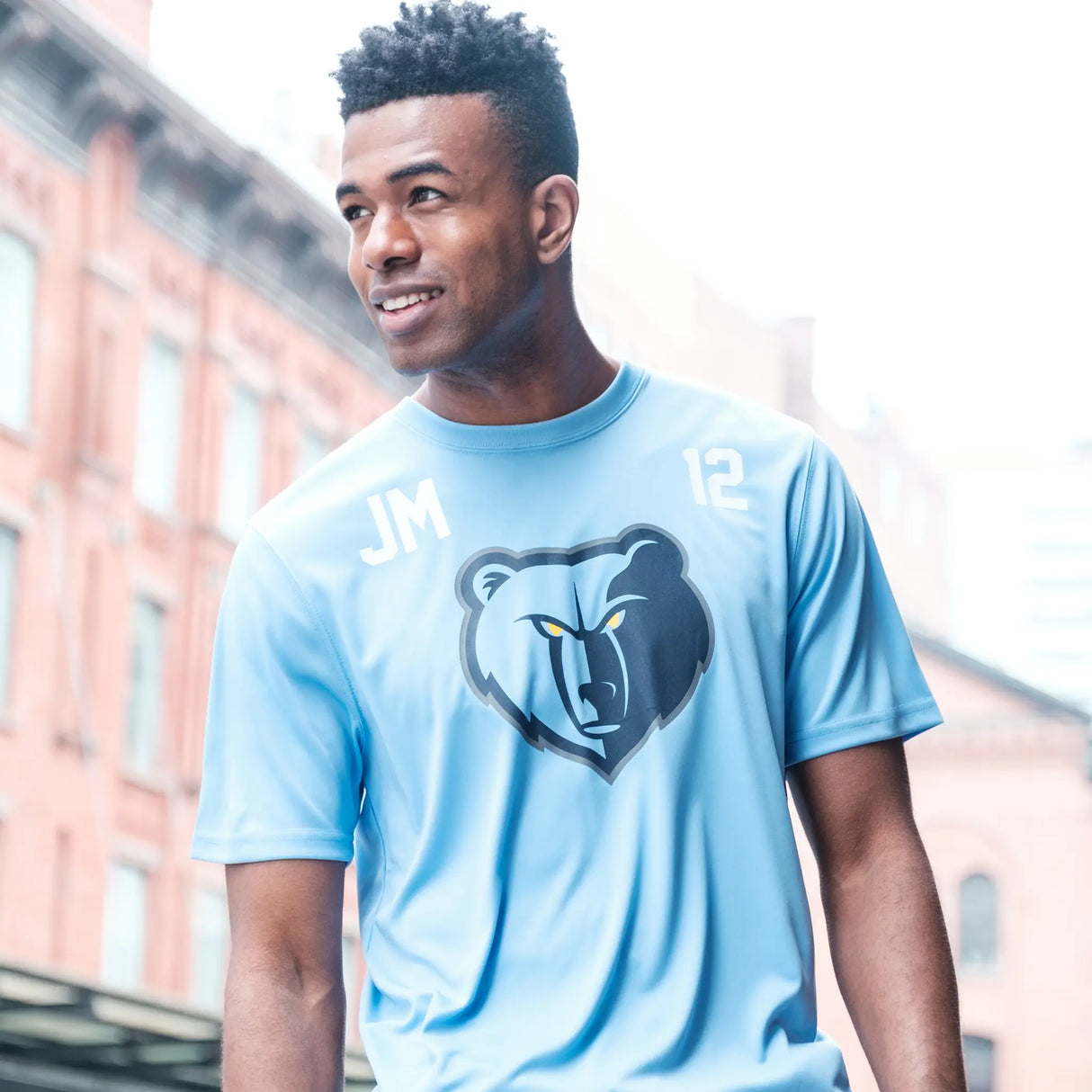 Ultra Game Men’s NBA Official Super Soft Players T-Shirt | Memphis Grizzlies - Ja Morant