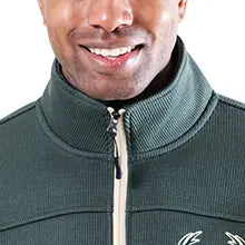 ultra game mens nba official team color super soft quarter zip sweatshirt with zipper pockets feature 1