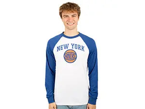 ultra game mens nba official team color super soft raglan baseball t shirt feature 1