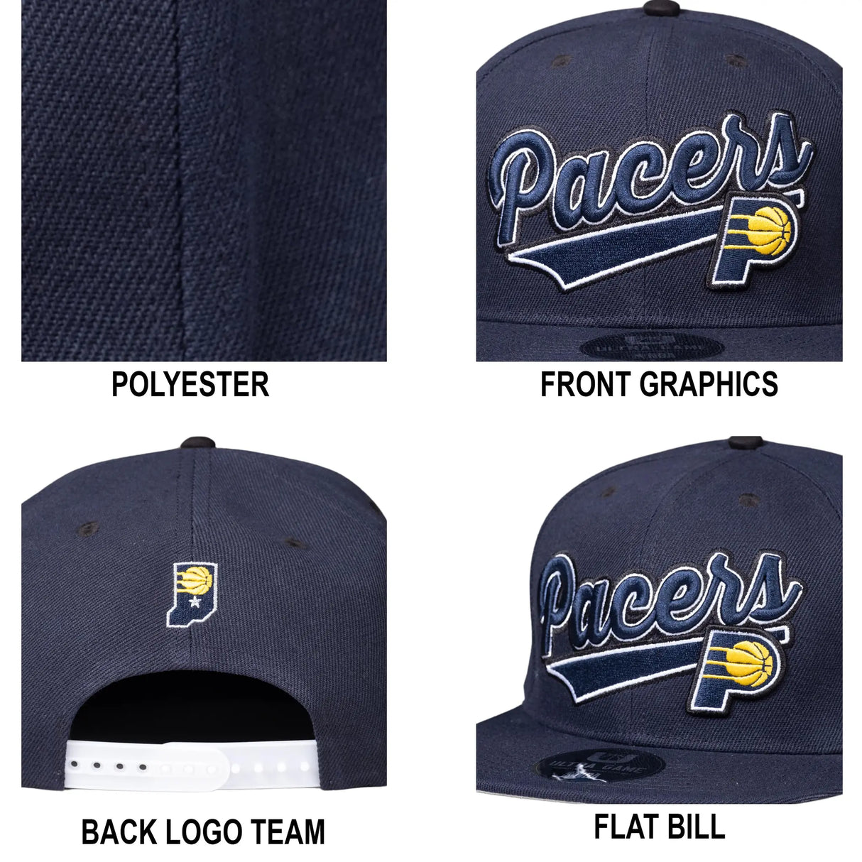 Ultra Game Men’s NBA Official Snap Back 3D Embroidered Team Logo Baseball Cap Hat | Minnesota Timberwolves