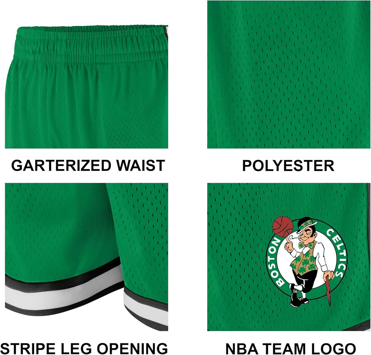 Ultra Game Men's NBA Official Supremely Soft Air Mesh Basketball Shorts - Classic Fit | Indiana Pacers
