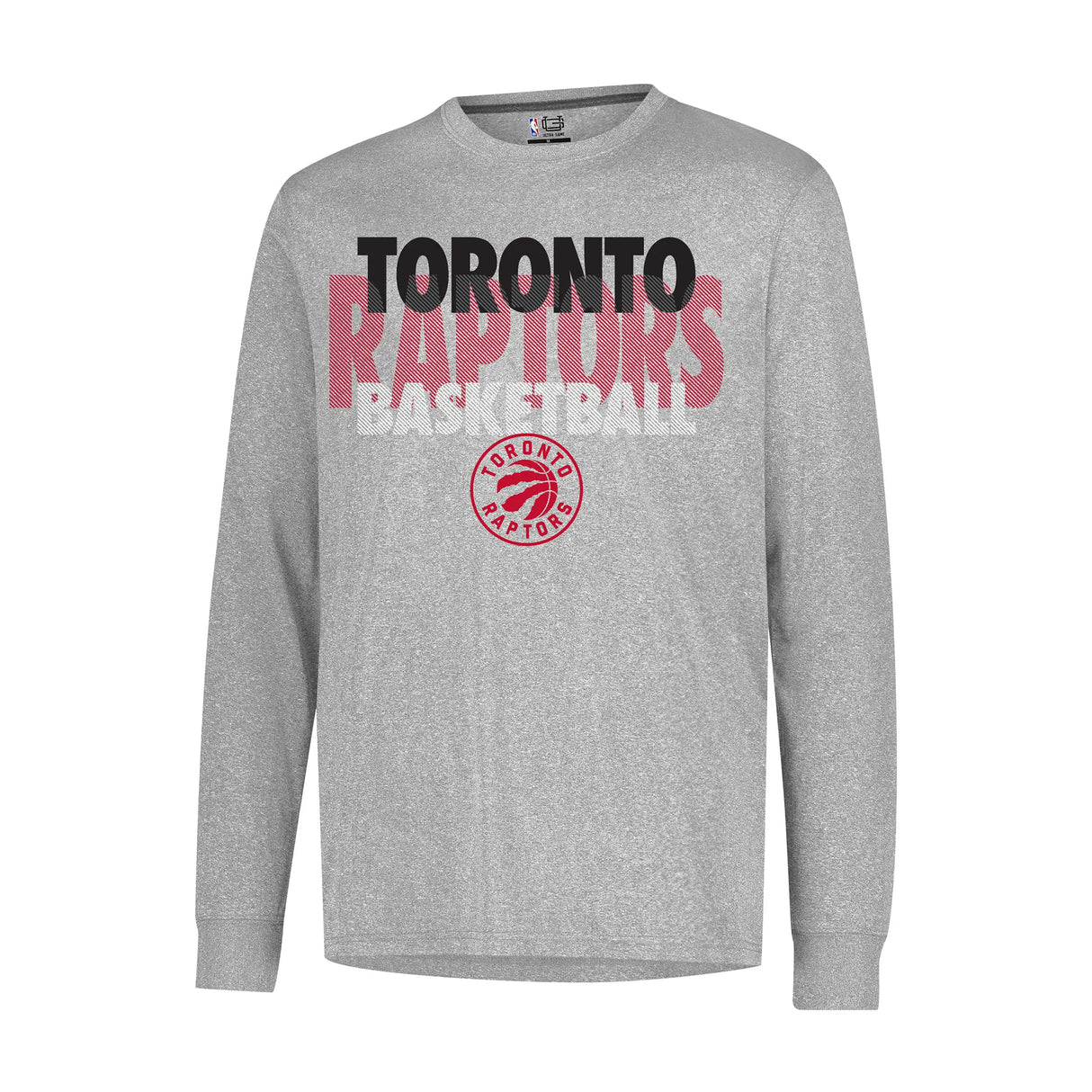 Ultra Game Men’s NBA Official Super Soft Supreme Long Sleeve T-Shirt | Toronto Raptors