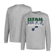 Ultra Game Men’s NBA Official Super Soft Supreme Long Sleeve T-Shirt | Utah Jazz