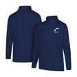 Ultra Game Men's NBA Official Super Soft Quarter Zip Long Sleeve T-Shirt | Utah Jazz
