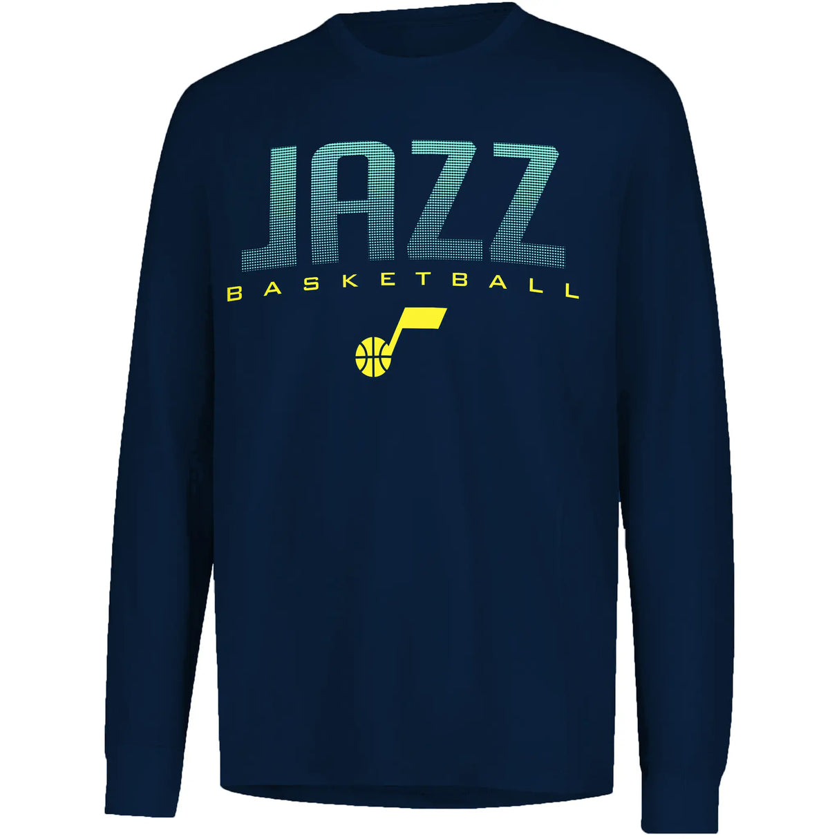 Ultra Game Men's NBA Official Super Soft Game Day Long Sleeve T-Shirt | Utah Jazz