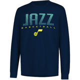 Ultra Game Men's NBA Official Super Soft Game Day Long Sleeve T-Shirt | Utah Jazz