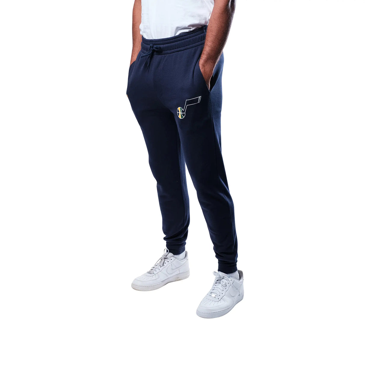 Ultra Game Men's NBA Official Super Soft Team Jogger Sweatpants | Utah Jazz