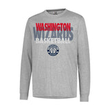 Ultra Game Men’s NBA Official Super Soft Supreme Long Sleeve T-Shirt | Washington Wizards