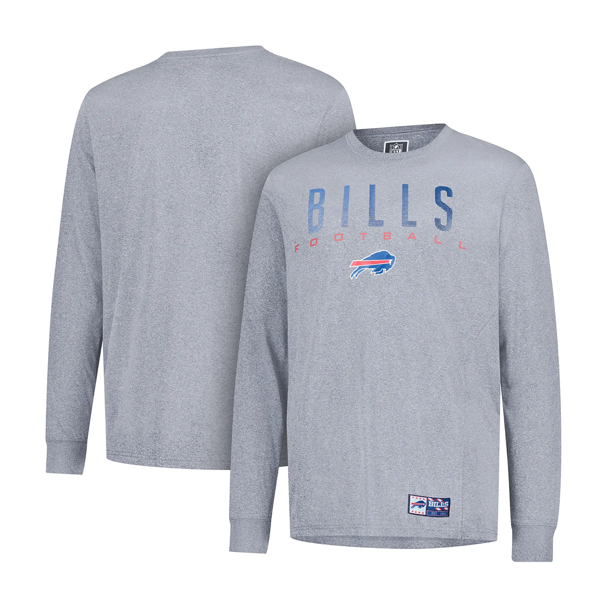 Ultra Game Men's NFL Official Game Day Long Sleeve T-Shirt | Buffalo Bills